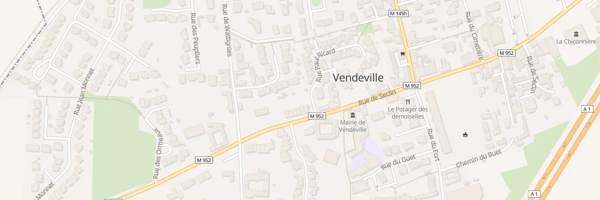 Plan du 80 Rue de Seclin à Vendeville