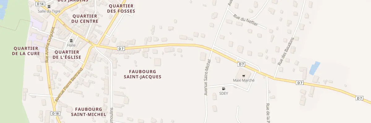 Plan du 39 Rue Jean Jacques Rousseau à Champignelles