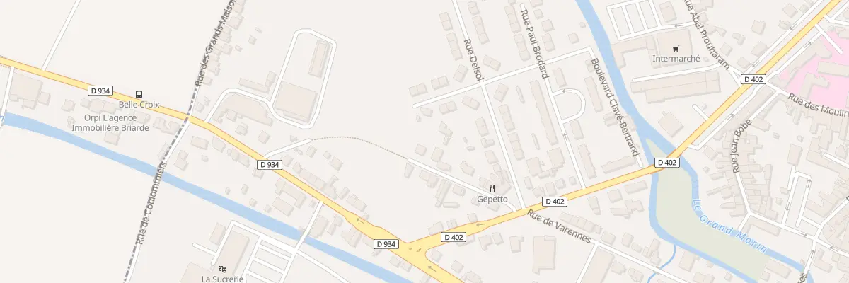 Plan du 50 Rue de Varennes à Coulommiers