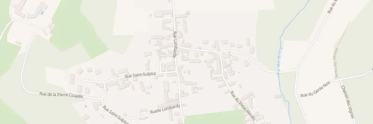 Plan du 37 Rue du Vieux Moulin à Bitry