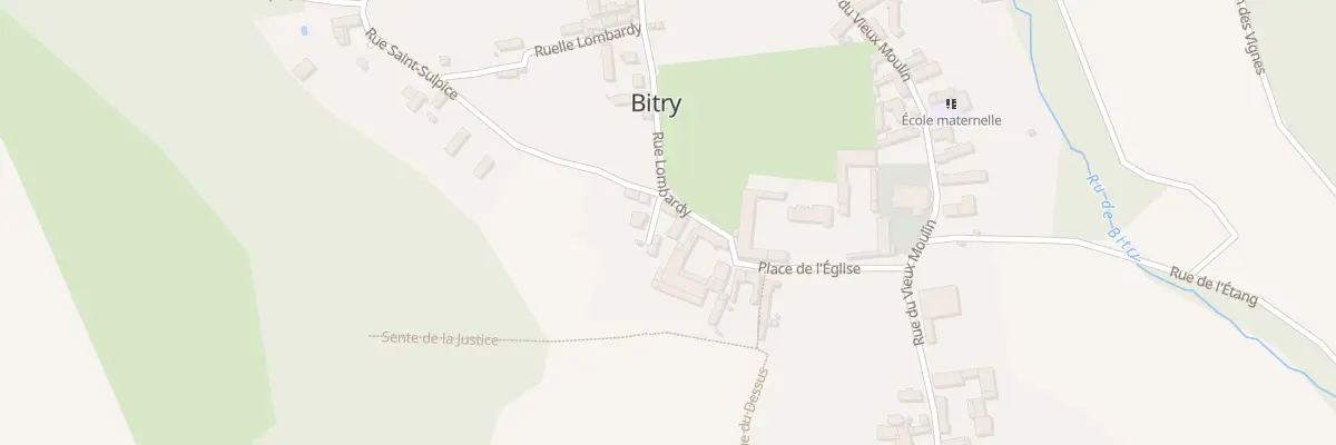 Plan du 3 Rue Lombardy à Bitry
