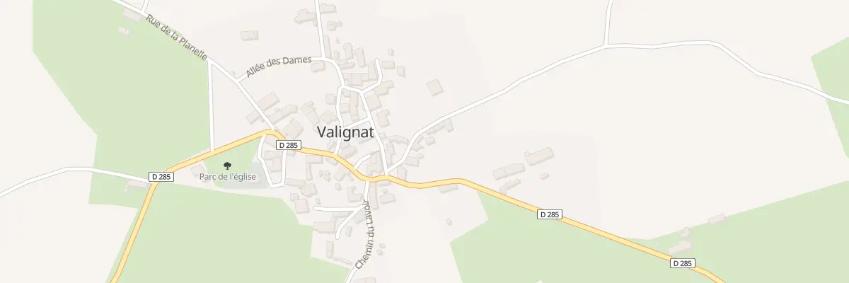 Plan du 6 Voie Romaine de Montignac à Valignat