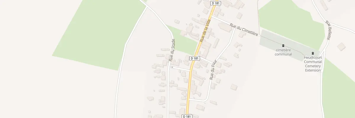 Plan du 1 Rue du Stade à Heudicourt