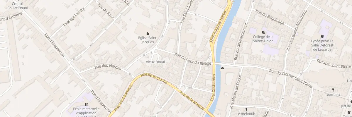 Plan du 101 Rue du Pont du Rivage à Douai