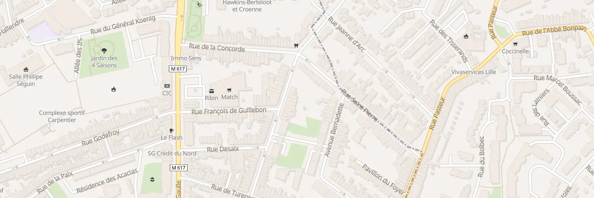 Plan du 46 Rue Jean Mermoz à La Madeleine