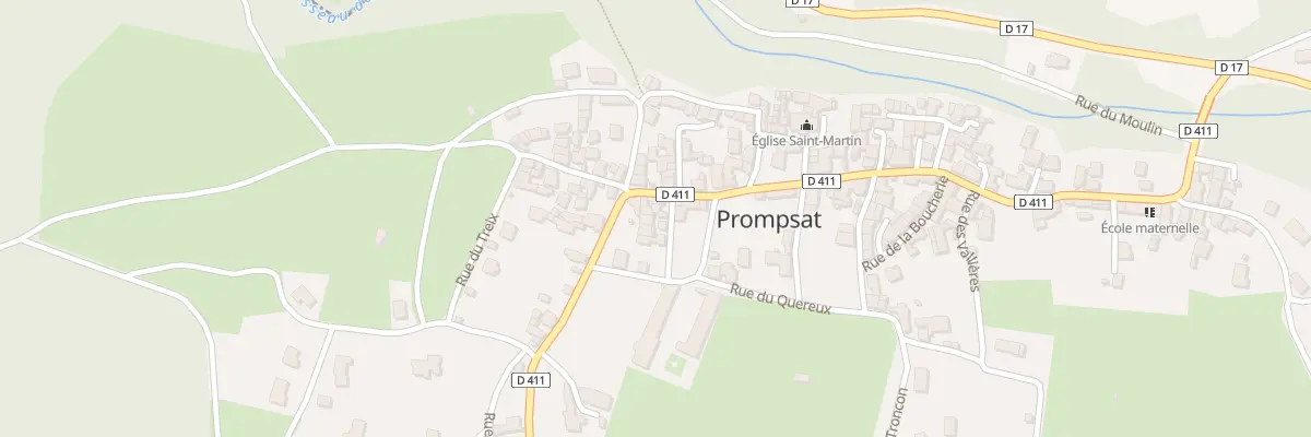 Plan du 7 Rue des Chenebières à Prompsat