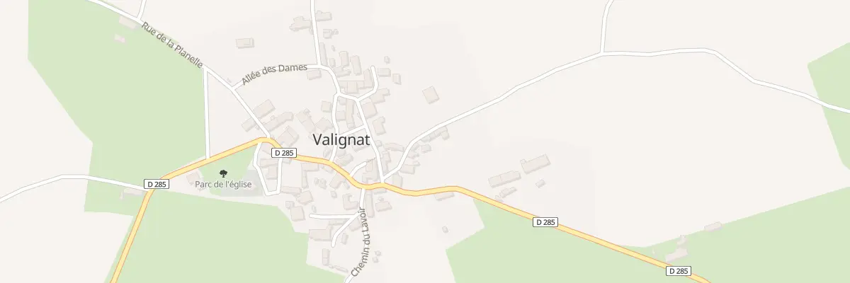 Plan du 8 Voie Romaine de Montignac à Valignat