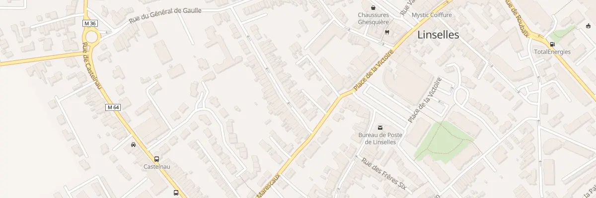 Plan du 10 Rue du Docteur Bonenfant à Linselles