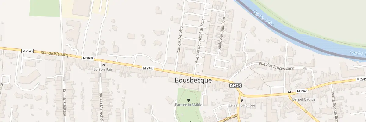 Plan du 16 Rue de Wervicq à Bousbecque