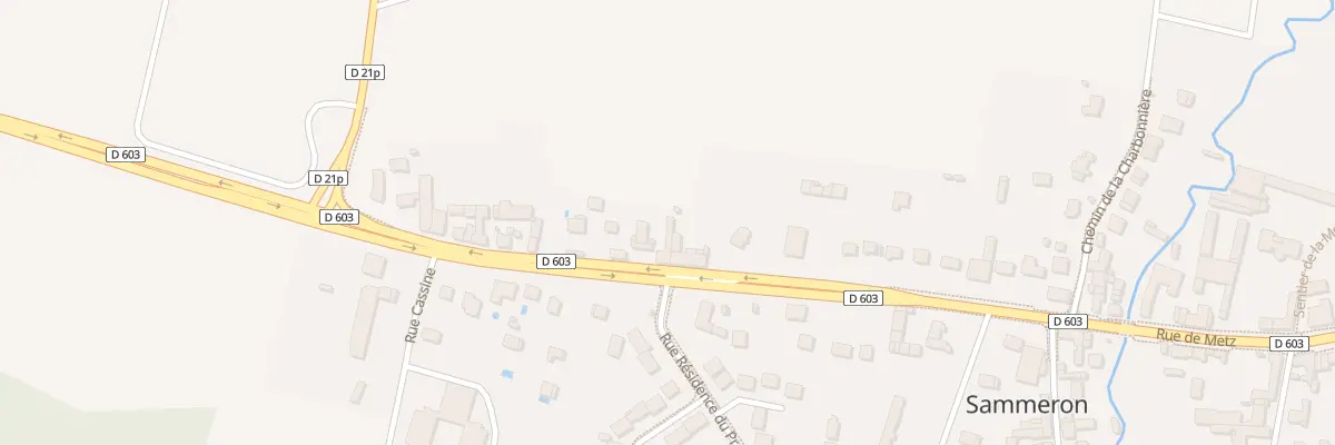 Plan du 72B Rue de Metz à Sammeron