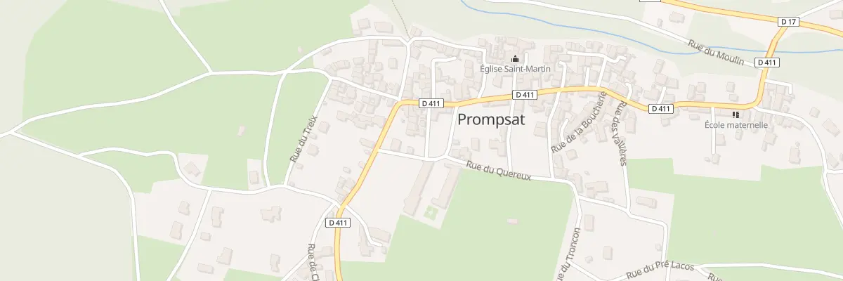 Plan du 3 Rue des Chenebières à Prompsat
