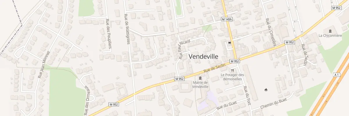 Plan du 2 Rue Paul Ricard à Vendeville