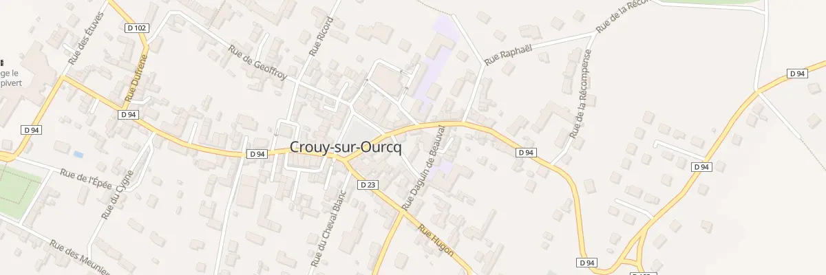 Plan du 4 Rue Montanglos à Crouy-sur-Ourcq