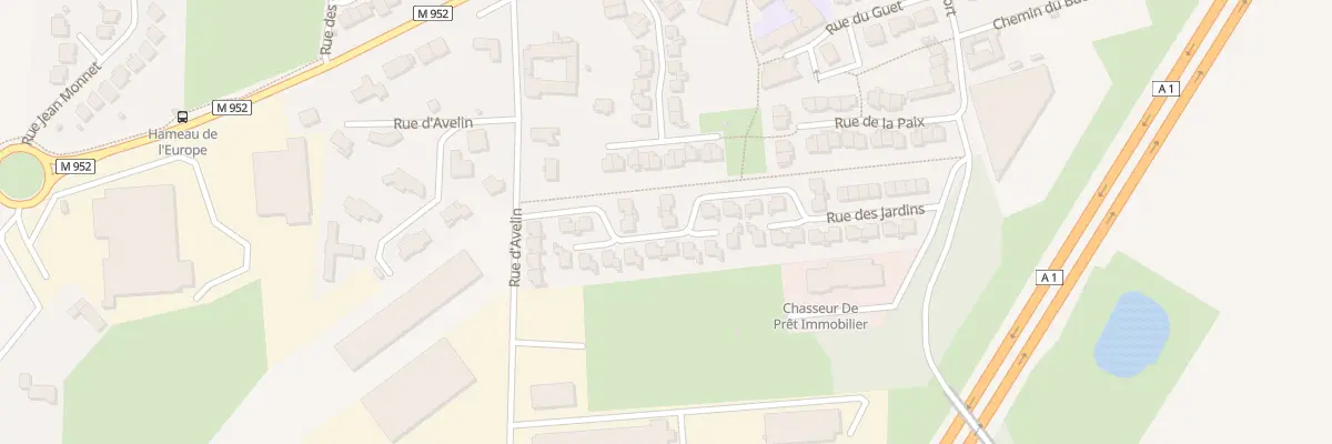 Plan du 9 Rue des Jardins à Vendeville