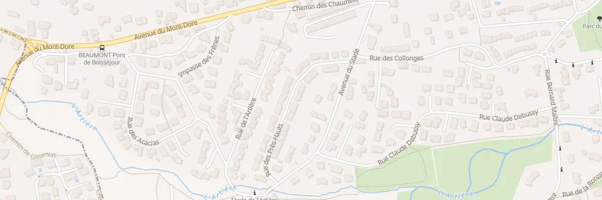 Plan du 11 Rue des Prés Hauts à Beaumont