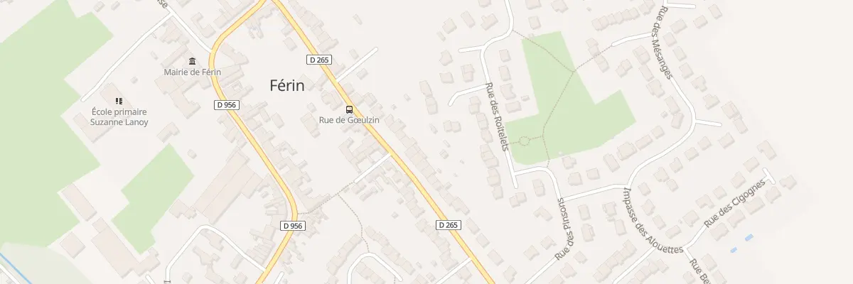 Plan du 39 Rue de Goeulzin à Férin