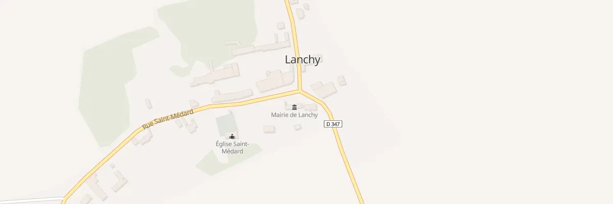 Plan du 1 Rue St Medard à Lanchy