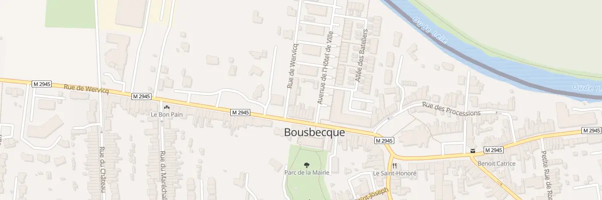 Plan du 14 Rue de Wervicq à Bousbecque
