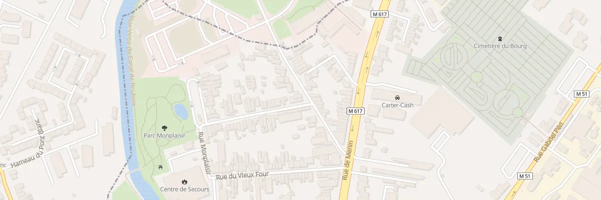Plan du 2 Rue des Alliés à Marcq-en-Barœul