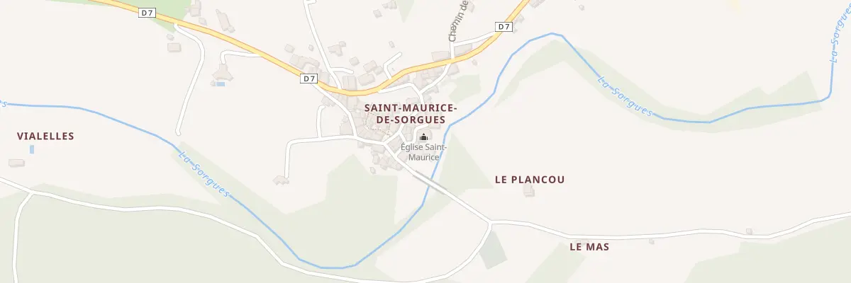 Plan du 3 Rue de l’Eglise St Maurice de à Fondamente
