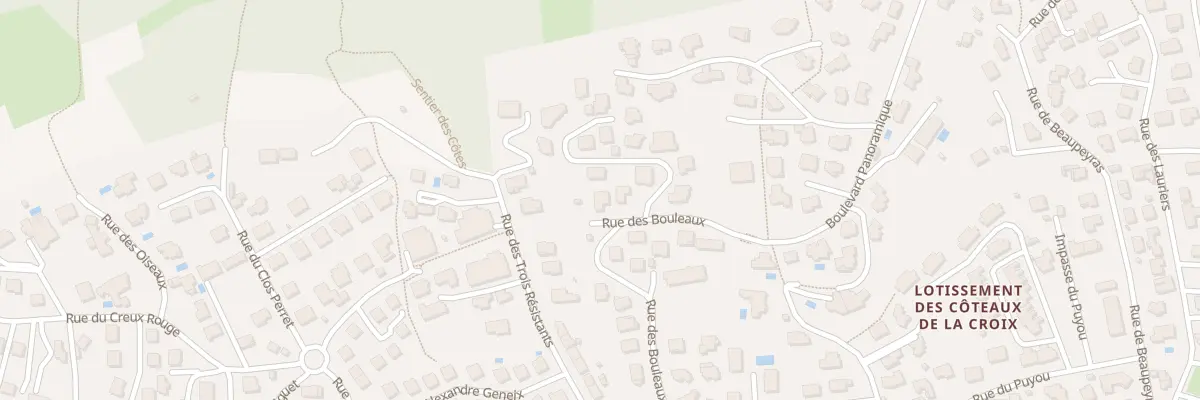 Plan du 21 Rue des Bouleaux à Clermont-Ferrand