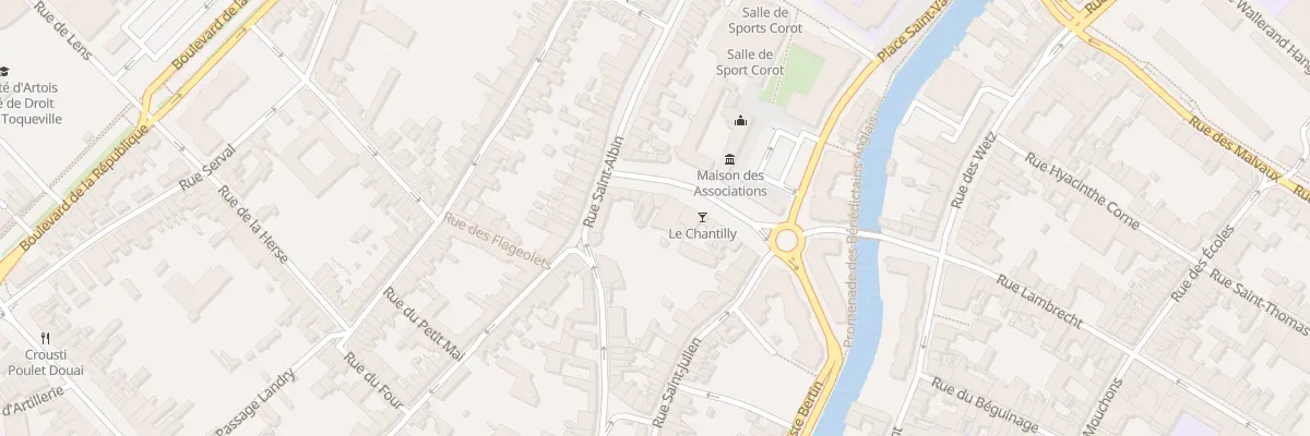 Plan du 83 Pl Maugin à Douai