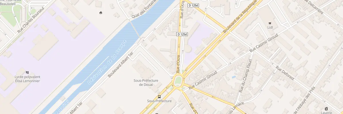 Plan du 227 Rue d’Ocre à Douai