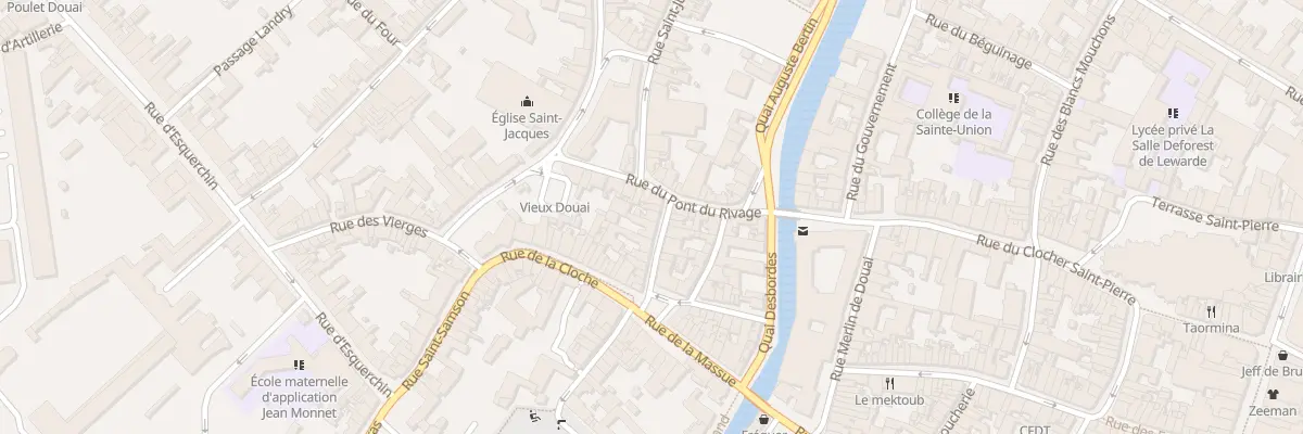 Plan du 45 Rue de la Croix d’Or à Douai