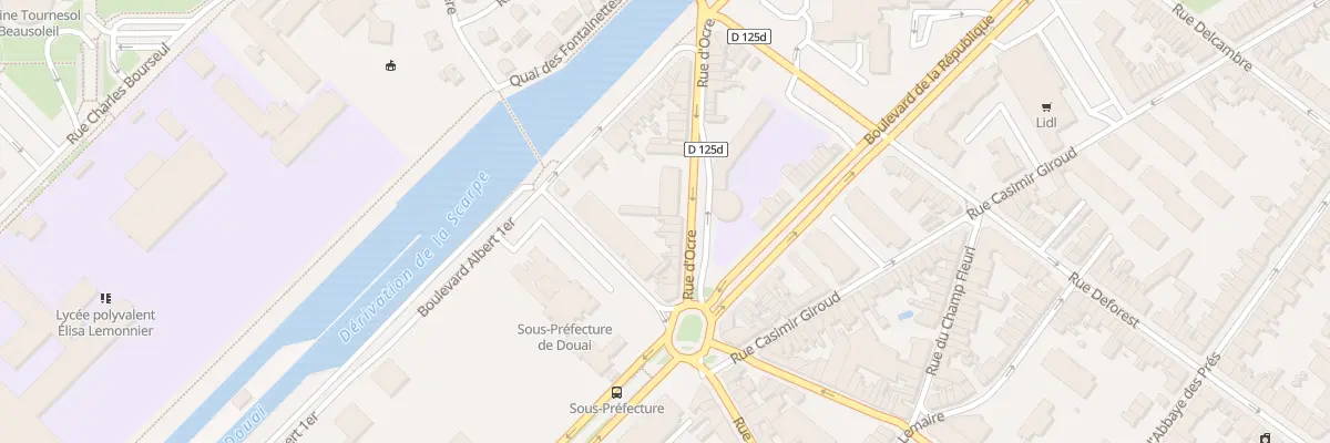 Plan du 239 Rue d’Ocre à Douai