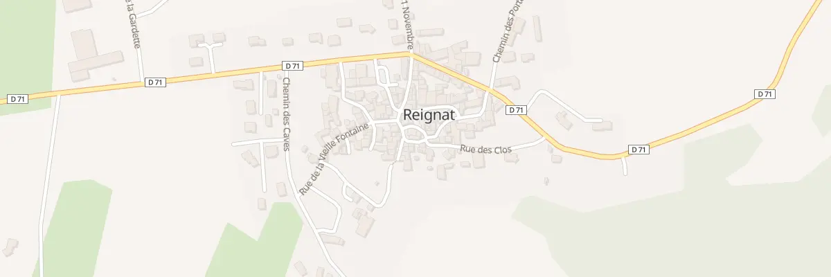 Plan du 9 Rue du 19 Mars REIGNAT à Montaigut-le-Blanc