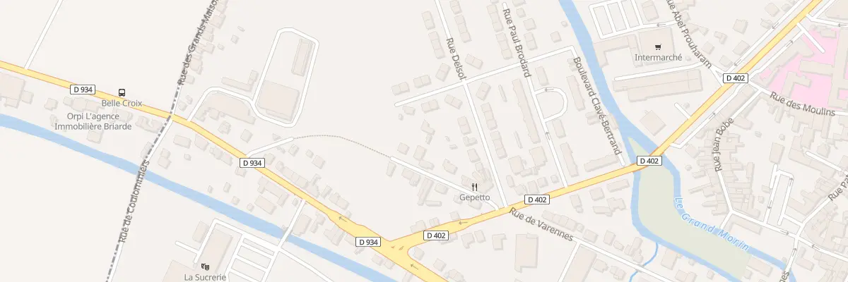 Plan du 48 Rue de Varennes à Coulommiers