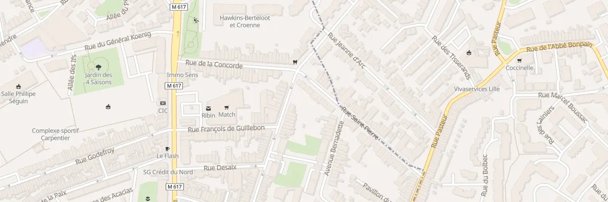 Plan du 60 Rue Saint-Pierre à La Madeleine