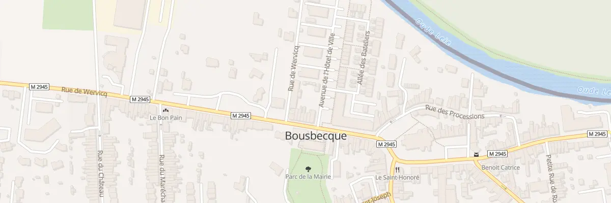 Plan du 12 Rue de Wervicq à Bousbecque
