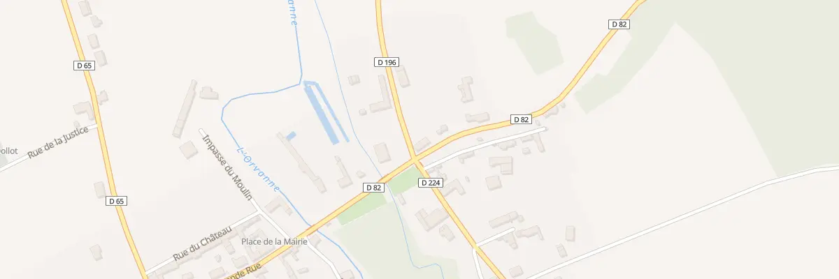 Plan du 33 Gr Grande Rue à Dollot