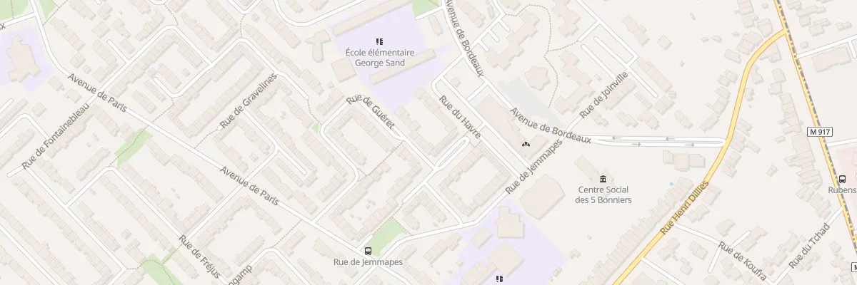 Plan du 59 Rue de Guéret à Faches-Thumesnil