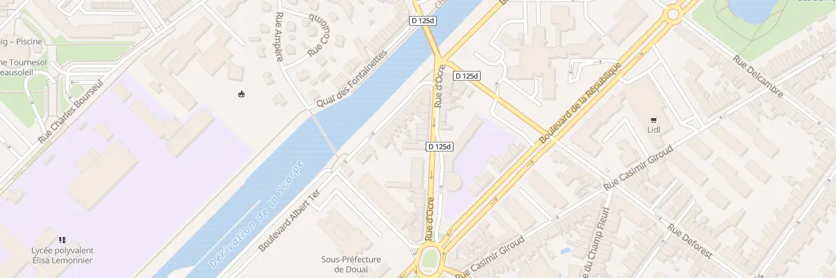 Plan du 299 Rue d’Ocre à Douai