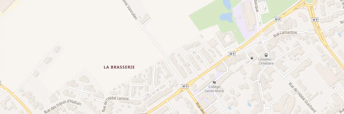 Plan du 42 Rue des Frères Vanrullen à Linselles