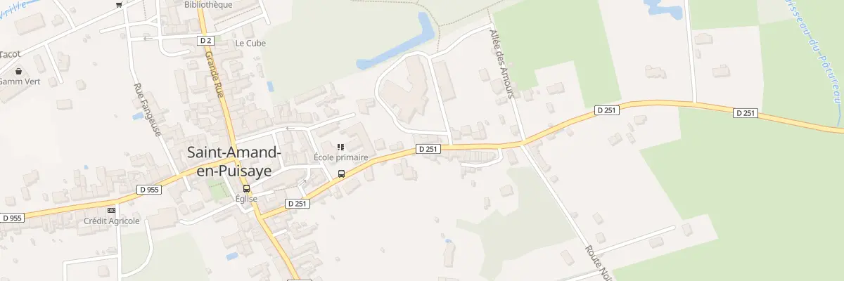 Plan du 8 Rue du Faubourg Neuf à Saint-Amand-en-Puisaye
