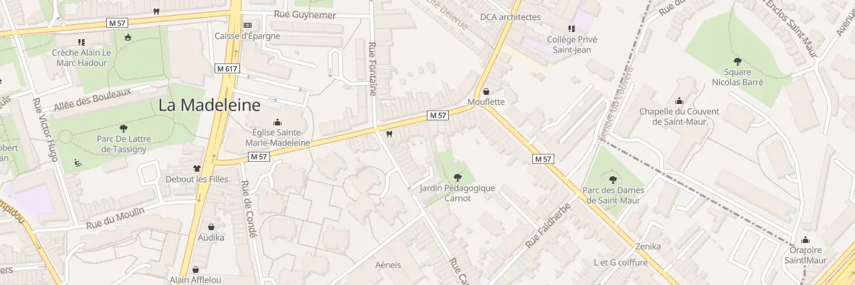 Plan du 42 Rue Pasteur à La Madeleine