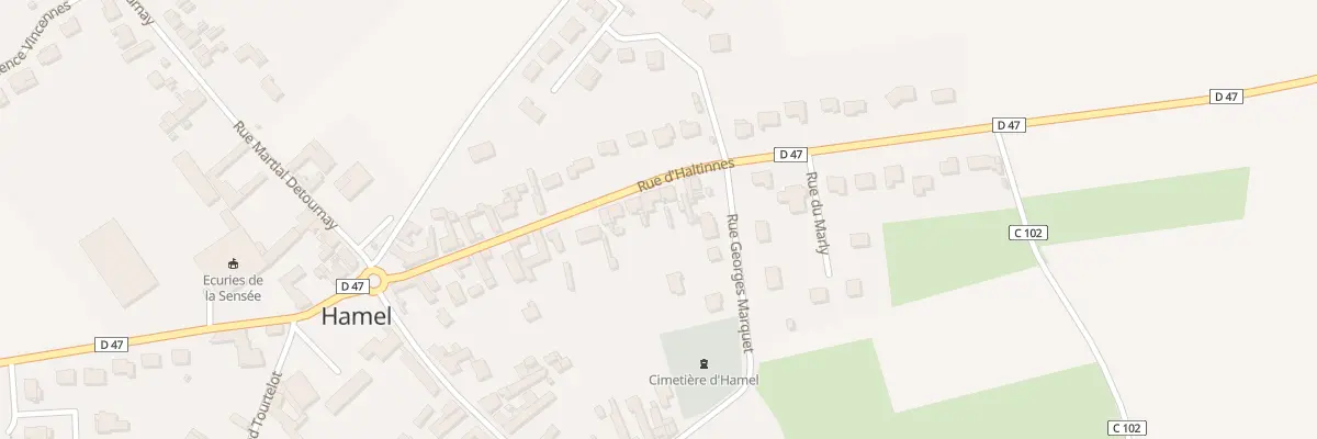 Plan du 3 Rue d’Haltinnes à Hamel