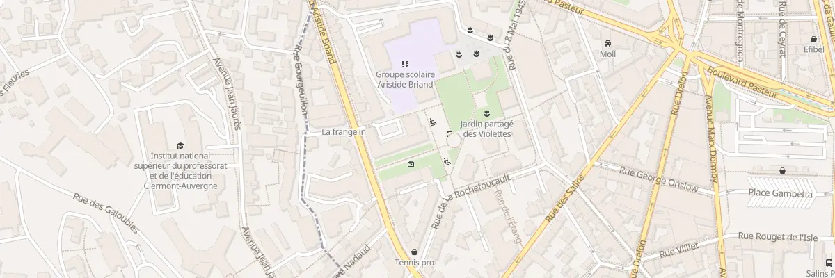 Plan du 35B Bd Aristide Briand à Clermont-Ferrand