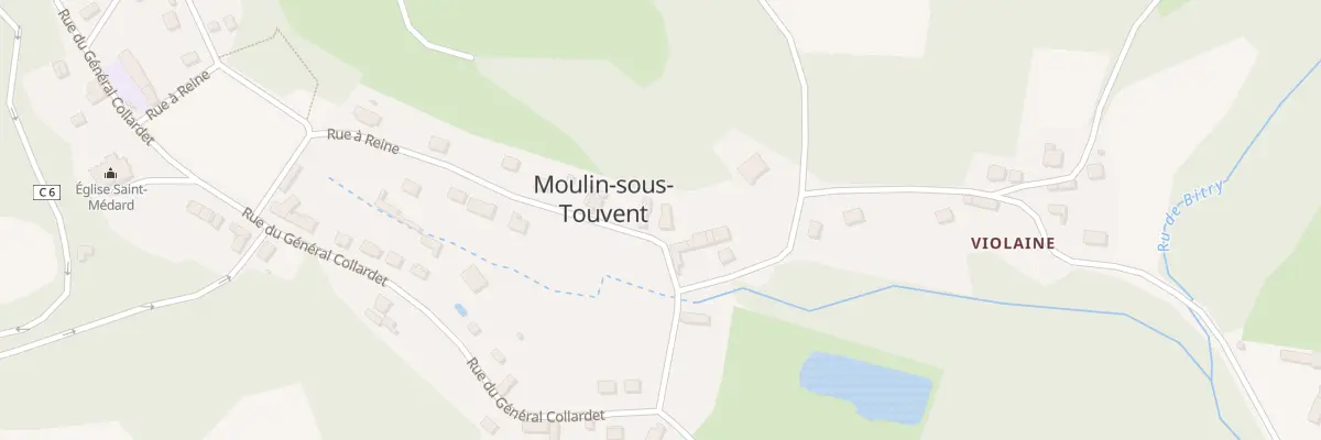 Plan du 23 Rue A Reine à Moulin-sous-Touvent