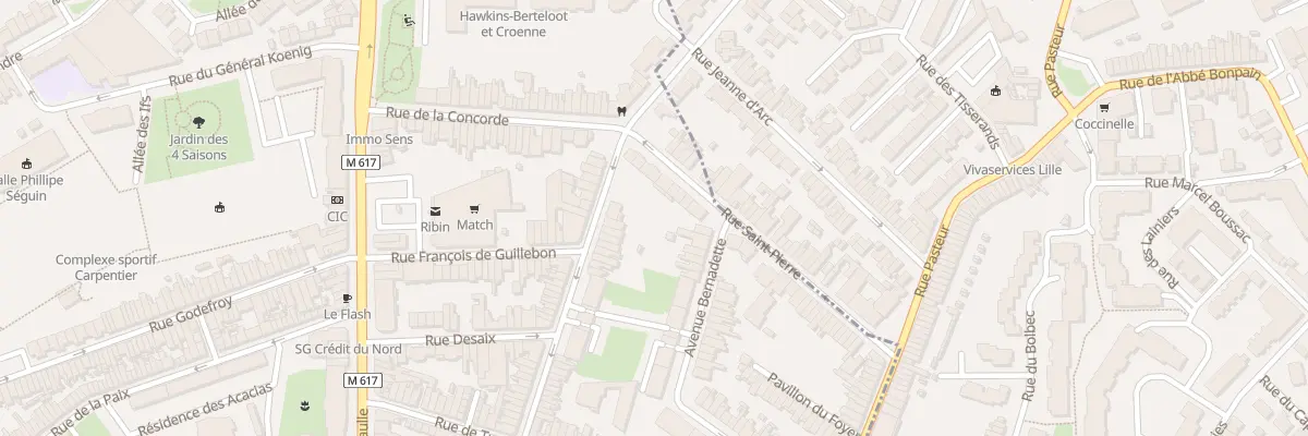 Plan du 56 Rue Saint-Pierre à La Madeleine