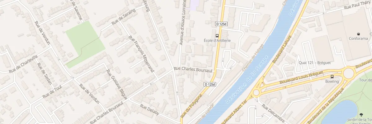 Plan du 8 Av d’Alsace Lorraine à Douai