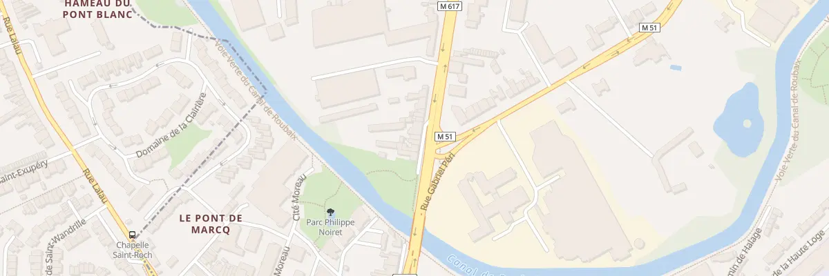 Plan du 13 Rue de Menin à Marcq-en-Barœul