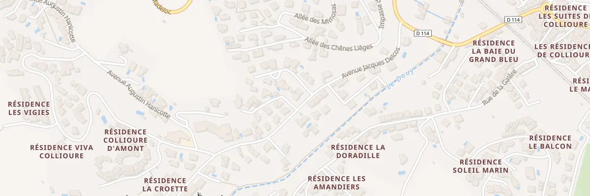 Plan du 9015 Av Jacques Delcos à Collioure