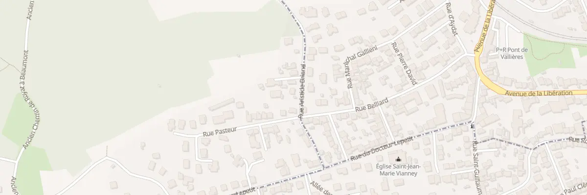 Plan du 13 Rue Aristide Briand à Ceyrat