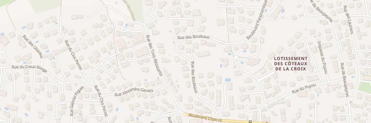Plan du 17 Rue des Bouleaux à Clermont-Ferrand
