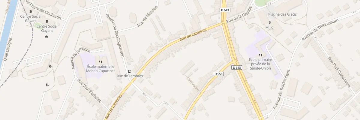 Plan du 139 Rue de Lambres à Douai