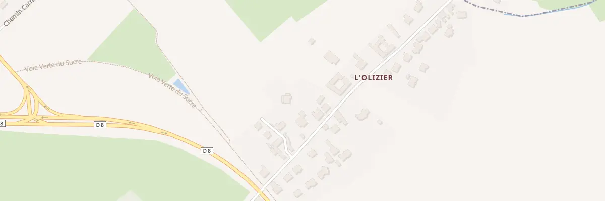Plan du 13 Rue de l’Olizier à Thumeries